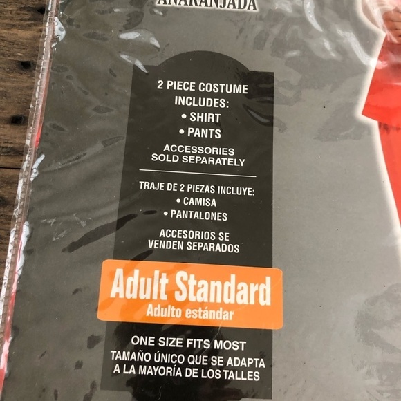 Women's Orange Costume Set - Picture 5 of 9